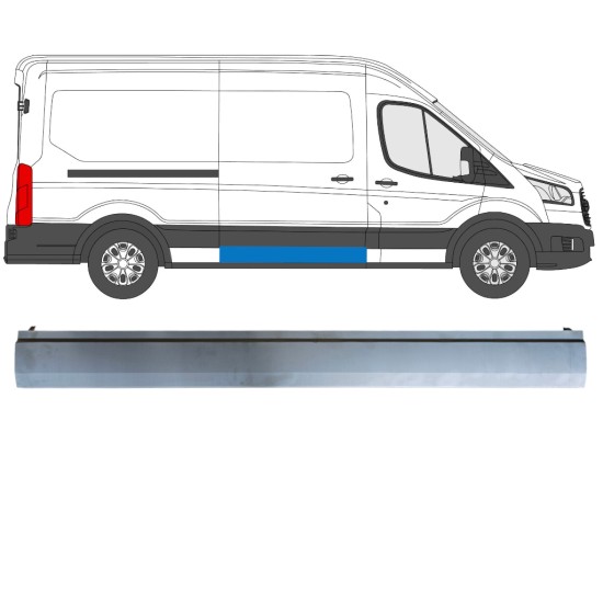 Stumdomų durų dalis už Ford Transit 2014- / Dešinė 14920