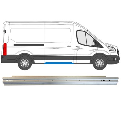 Slenkstis apatinė durų slankiojančių už Ford Transit 2014- 14738