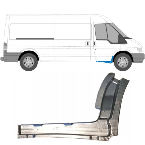 Slenkstis vidinė dalis už Ford Transit 2000-2013 / Dešinė 11907