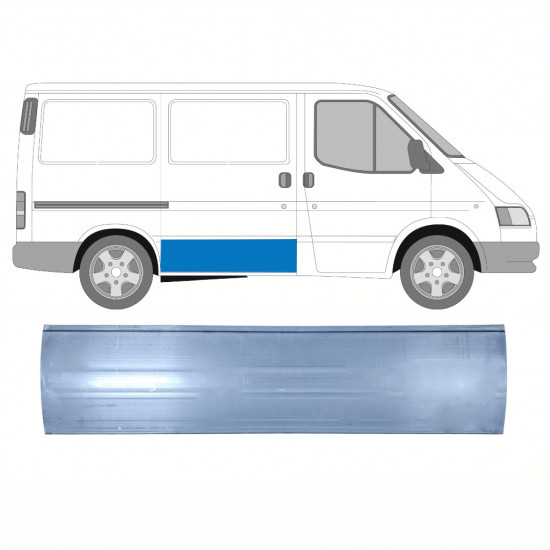 Stumdomų durų apatinė išorinė dalis už Ford Transit 1985-2000 / Dešinė 8821