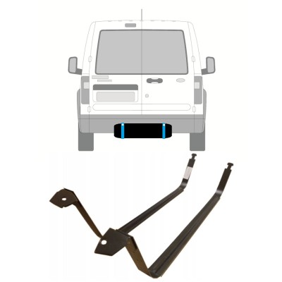 Kuro bako laikikliai už Ford Transit Connect 2003-2013 14958