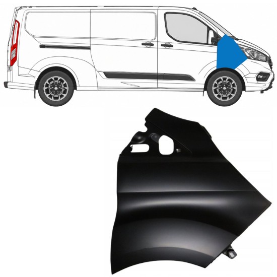 Priekinis sparnas už Ford Transit Custom 2017-2021 / Dešinė 17098