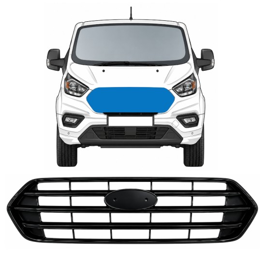 Grotelės už Ford Transit Custom 2017-2023 17258