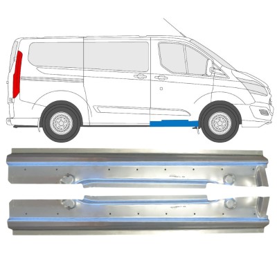 Slenkstis, apatinė už Ford Transit Custom 2013- / Kairė + Dešinė / Rinkinys 14643