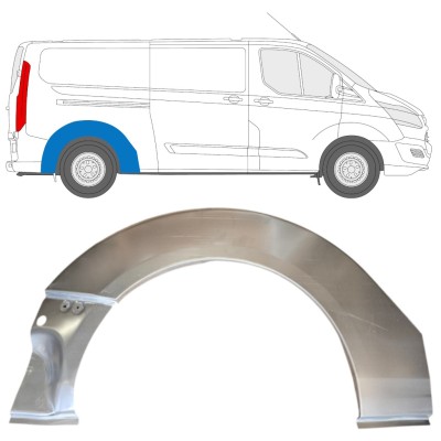 Slenkstis, apatinė už Ford Transit Custom 2013- / Dešinė 14647