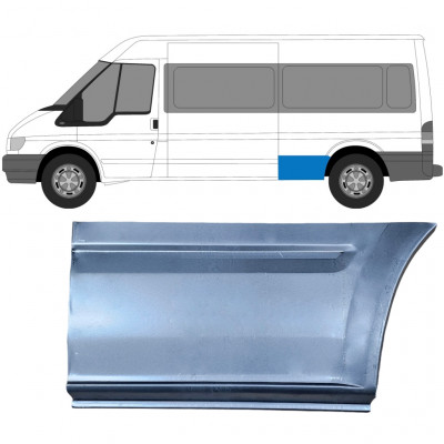 Galinė arka už Ford Transit 2000- / LWB / Kairė 7163
