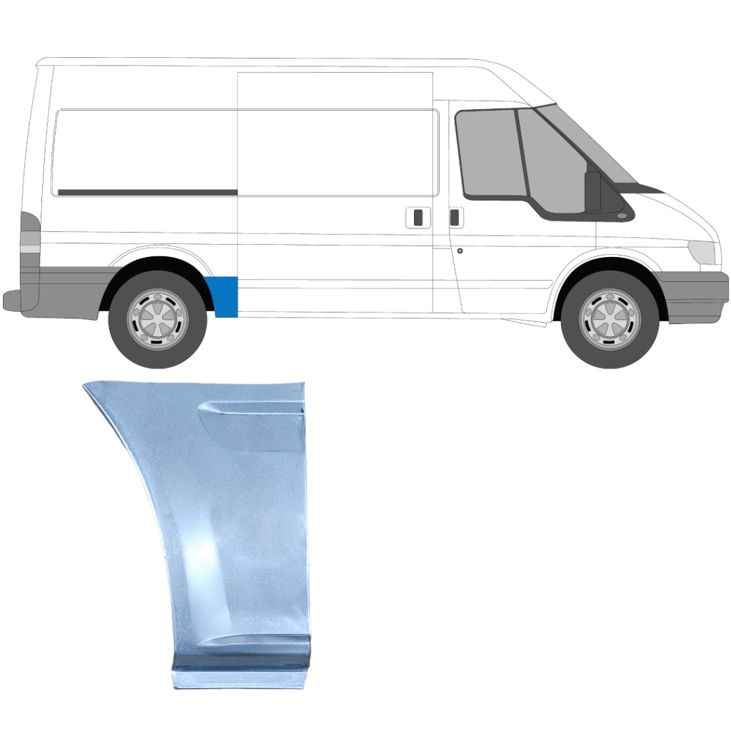 Galinė Arka Už Ford Transit 2000- / Mwb / Dešinė 7164