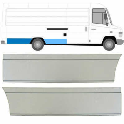 Galinė arka už Mercedes Vario 1996- / Dešinė / Rinkinys 8545