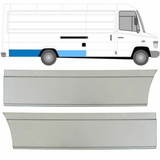 Galinė arka už Mercedes Vario 1996- / Dešinė / Rinkinys 8545