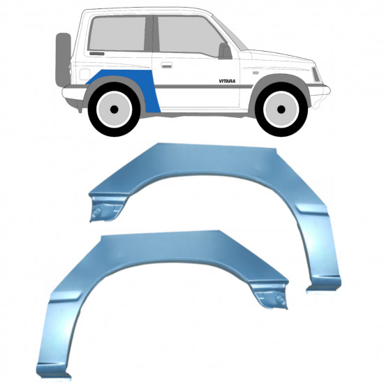 Galinė arka už Suzuki Vitara 1988-1998 / Kairė + Dešinė / Rinkinys 9426