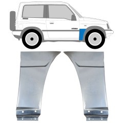 Sparno apatinė dalis už Suzuki Vitara 1988-1998 / Kairė + Dešinė / Rinkinys 14640