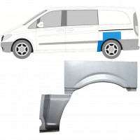 Galinė arka už Mercedes Vito 2003-2010 / SWB / Kairė / Rinkinys 9278