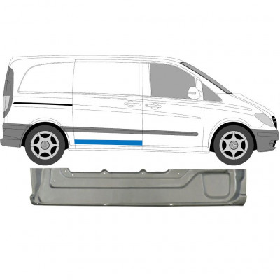 Stumdomų durų vidinė dalis už Mercedes Vito 2003-2014 / Dešinė 6813