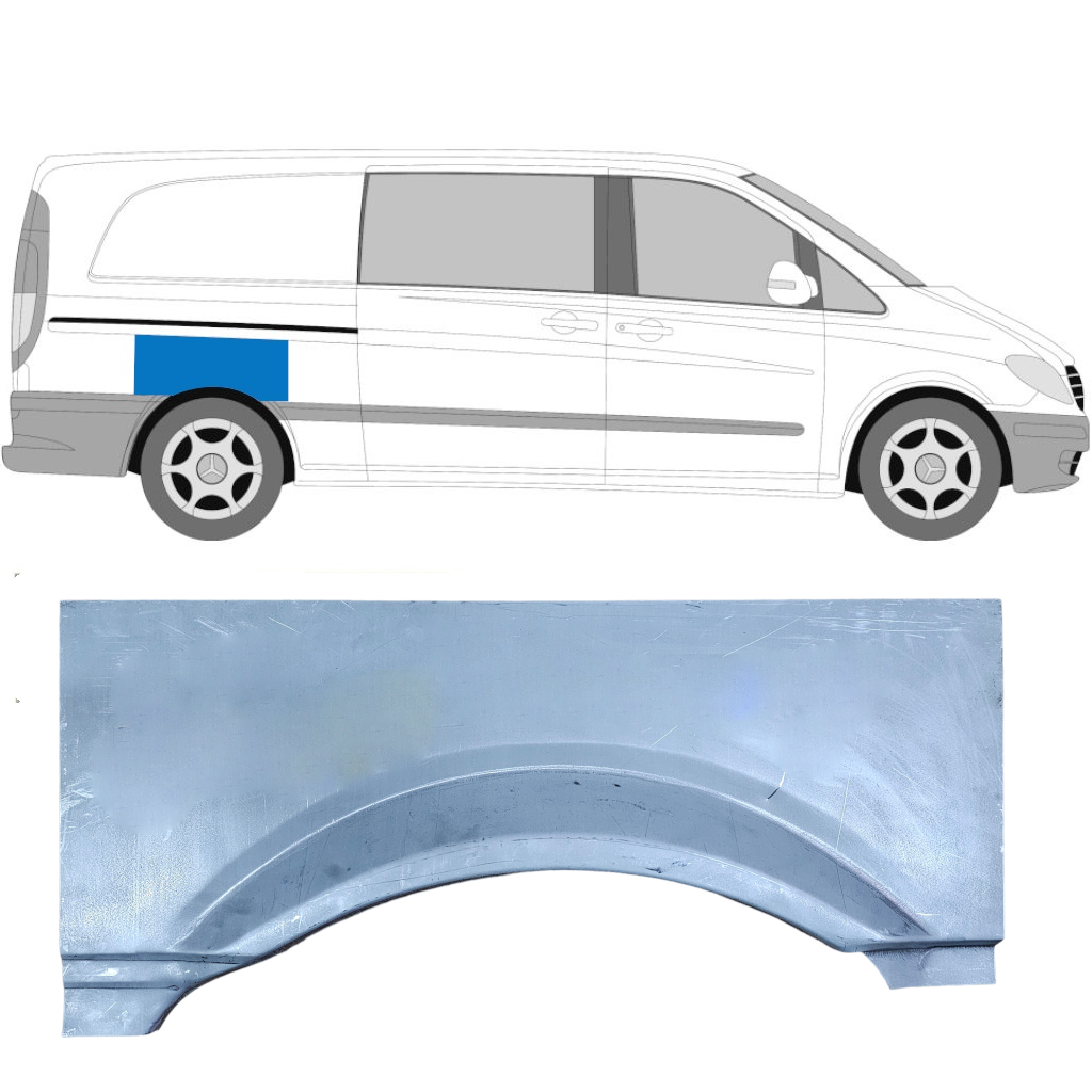 Galinė Arka Už Mercedes Vito 2003-2010 / Dešinė 5184