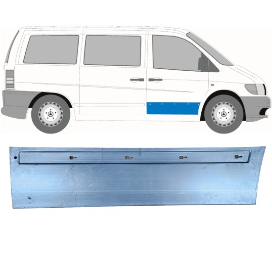 Priekinių durų skarda už Mercedes Vito I W638 1996-2003 / Dešinė 11497
