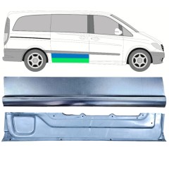 Stumdomų durų vidinė + išorinė dalis už Mercedes Vito W639 2003-2014 / Dešinė / Rinkinys 12046