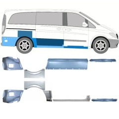 Remonto komplektas už Mercedes Vito W639 2003-2014 / Kairė + Dešinė / 14788