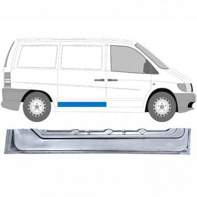 Stumdomų durų vidinė dalis už Mercedes Vito 1996-2003 / Dešinė 12050