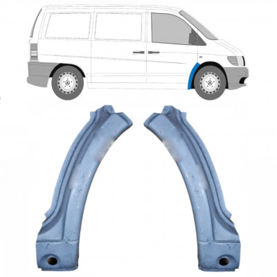 Lankas prie priekinio rato už Mercedes Vito 1996-2003 / Kairė + Dešinė / Rinkinys 9787