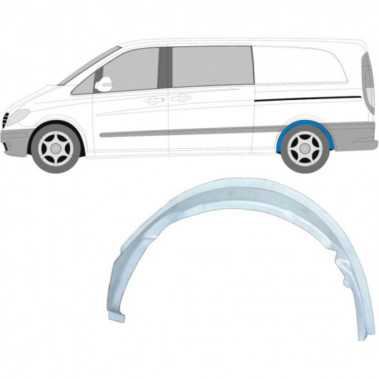 Galinės arkos vidinė dalis už Mercedes Vito 2003-2010 / Kairė 6805