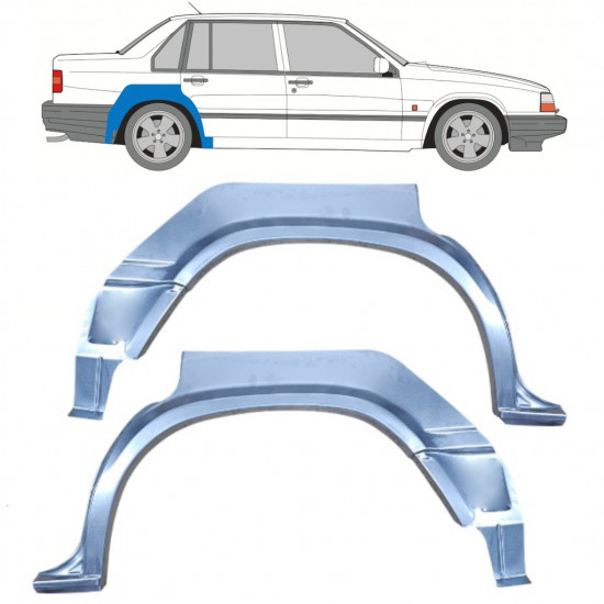 Galinė arka už Volvo 940 1990-1998 / Kairė + Dešinė / Rinkinys 9899