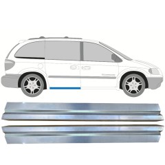 Slenkstis apatinė durų slankiojančių už Chrysler Voyager 2000-2008 / Kairė + Dešinė / Rinkinys 11193
