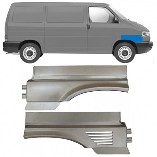 Sparno apatinė dalis už VW Transporter T4 Caravelle 1996-2003 / Kairė + Dešinė / Rinkinys 10635