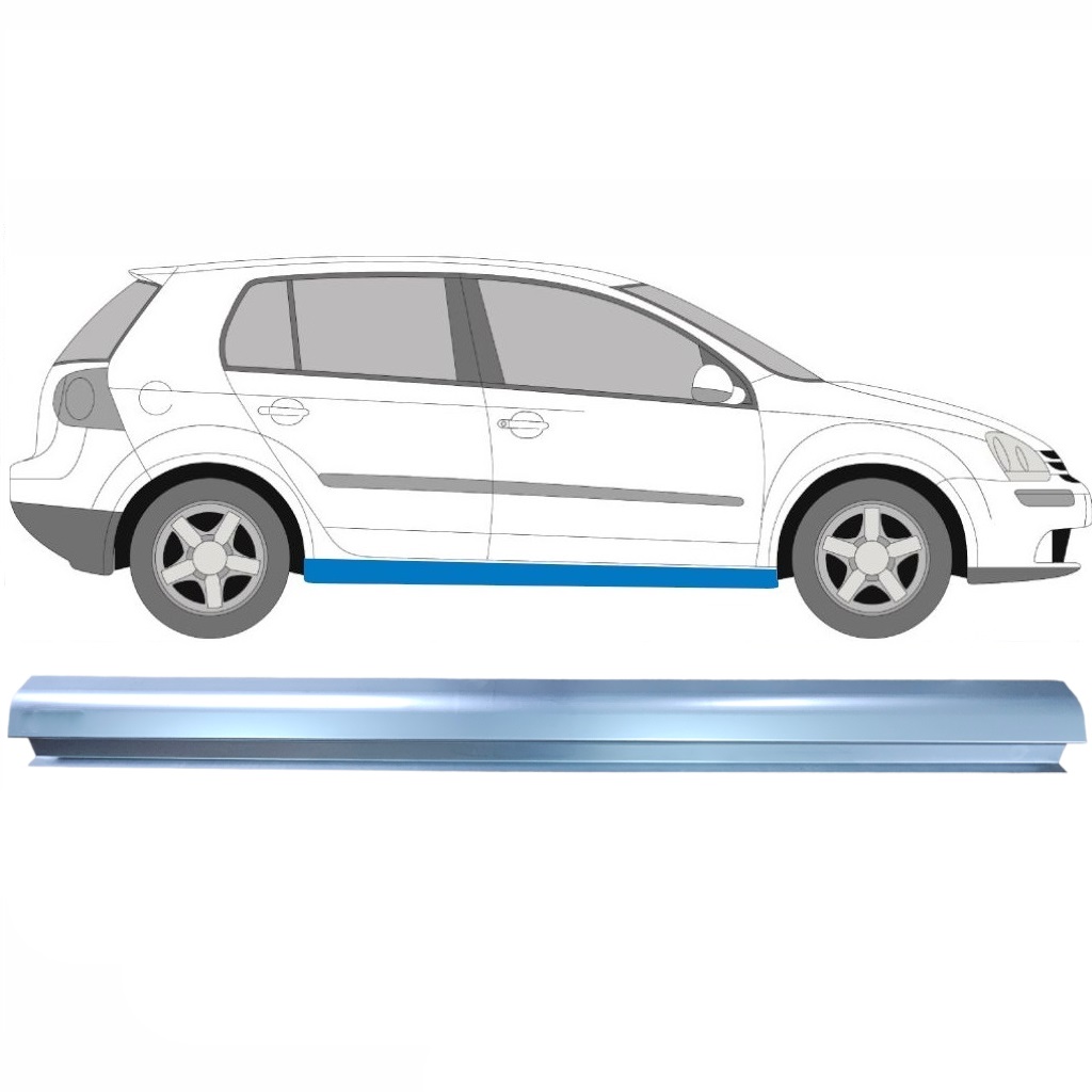 Slenkstis, Apatinė Už Vw Golf 5 2003-2009 / Kairė = Dešinė (Simetriška) 11268