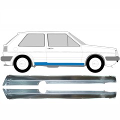 Visas slenkstis už Volkswagen Golf 2 1982-1992 / Kairė + Dešinė / Rinkinys 9407