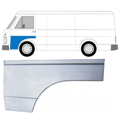 Priekinių durų skarda už Volkswagen LT 1975-1996 / Kairė 7947