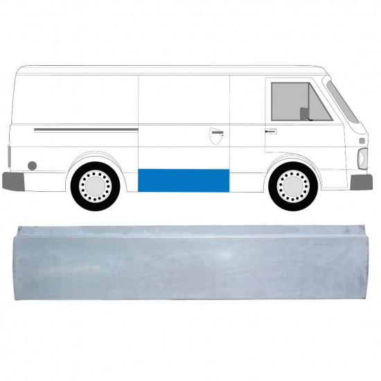 Stumdomų durų dalis už Volkswagen LT 1975-1996 / Dešinė 9008