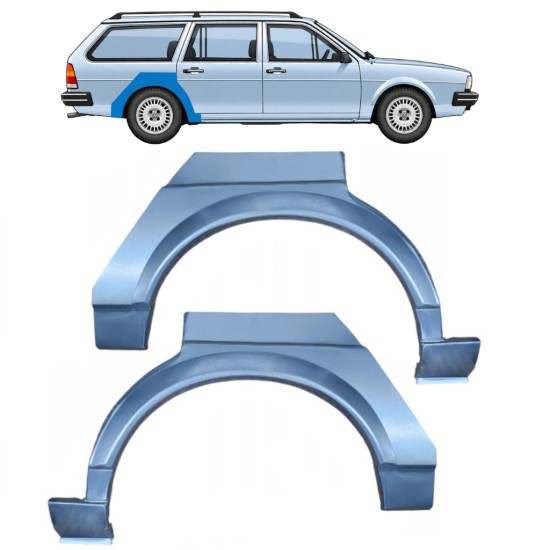Galinė arka už Volkswagen Passat B2 1980-1988 / Kairė + Dešinė / COMBI / Rinkinys 9605
