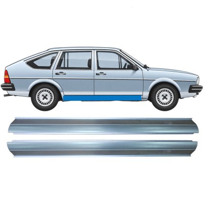 Slenkstis, apatinė už Volkswagen Passat B2 1980-1988 / Kairė = Dešinė (simetriška) / COMBI / SEDAN / HATCHBACK / Rinkinys 11262