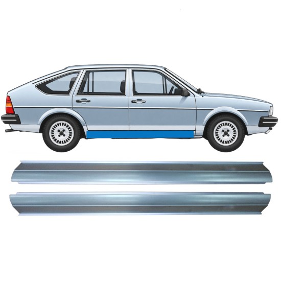 Slenkstis, apatinė už Volkswagen Passat B2 1980-1988 / Kairė = Dešinė (simetriška) / COMBI / SEDAN / HATCHBACK / Rinkinys 11262
