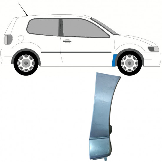 Sparno apatinė dalis už VW Polo 1994-1999 / Dešinė 9105