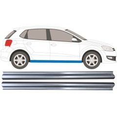 Slenkstis, apatinė už Volkswagen Polo 2009-2017 / Kairė / Dešinė / Kairė + Dešinė / Rinkinys 12910