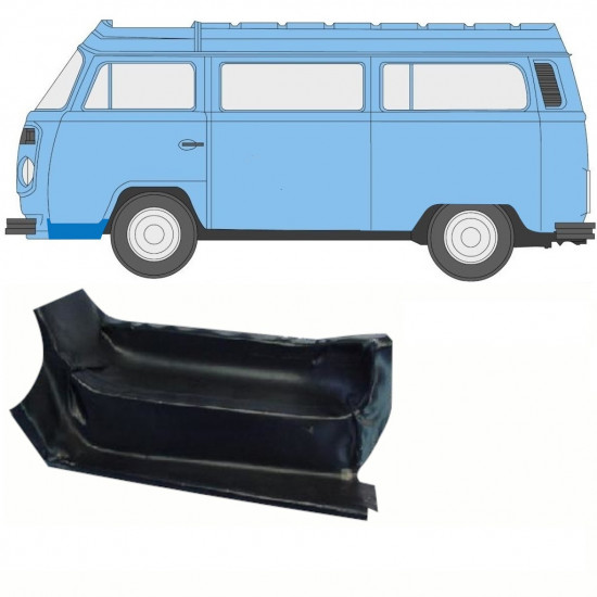 Laiptas už VW Transporter T2 1967-1979 / Kairė 8667