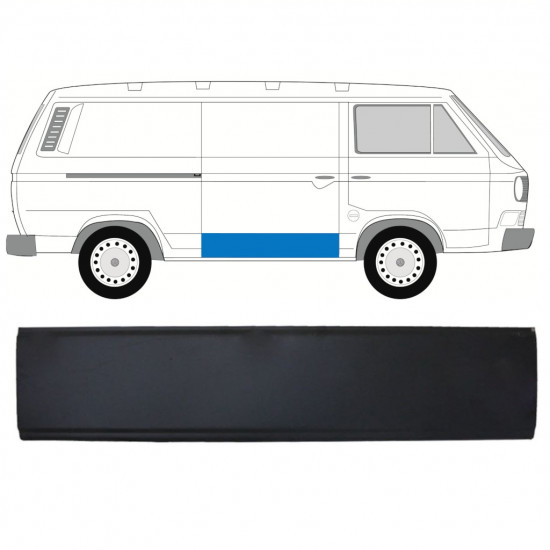 Stumdomų durų dalis už VW Transporter T3 1979-1992 / Dešinė 8169