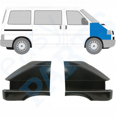 Priekinis sparnas už VW Transporter T4 1990-1996 / Kairė + Dešinė / Rinkinys 10588