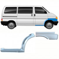 Slenkstis apatinė + priekinė arka + sparnas priekinis už VW Transporter T4 1990- / Dešinė / Rinkinys 10039