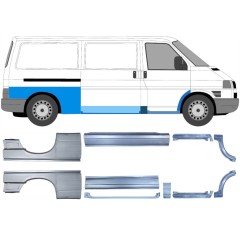 Remonto komplektas už Volkswagen Transporter T4 1990-2003 / Kairė + Dešinė / 14699
