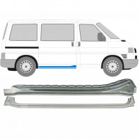 Slenkstis apatinė durų slankiojančių už VW Transporter T4 1990-2003 / Dešinė / Rinkinys 10288