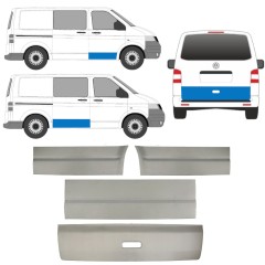 Priekinių durų už Volkswagen Transporter T5 2003-2015 / Kairė + Dešinė / Rinkinys 11394