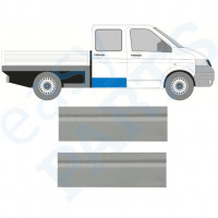 Galinių durų išorinė dalis už VW Transporter T5 2003-2015 / Kairė = Dešinė (simetriška) / Dviguba kabina / Rinkinys 10265