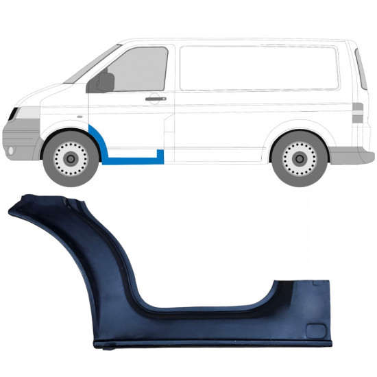 Slenkstis apatinė durų priekinių už VW Transporter T5 2003-2015 / Kairė 7139