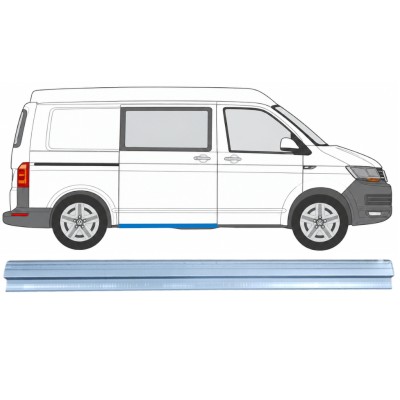 Slenkstis apatinė durų slankiojančių už Volkswagen Transporter T6 2015-2024 / Dešinė 17183
