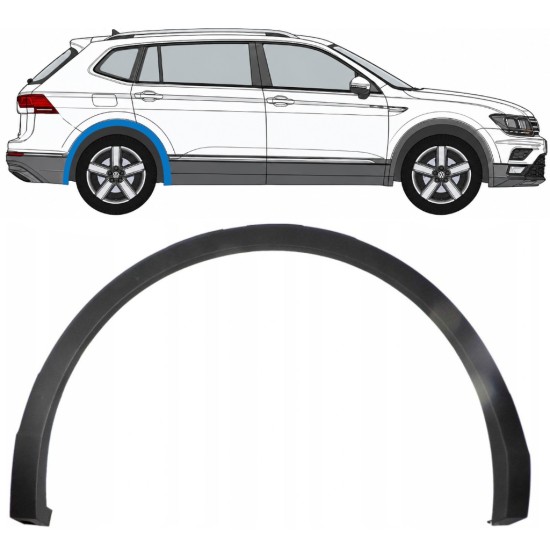 Sparno juosta galinio sparno už Volkswagen Tiguan 2016-2024 Allspace / Dešinė 8193