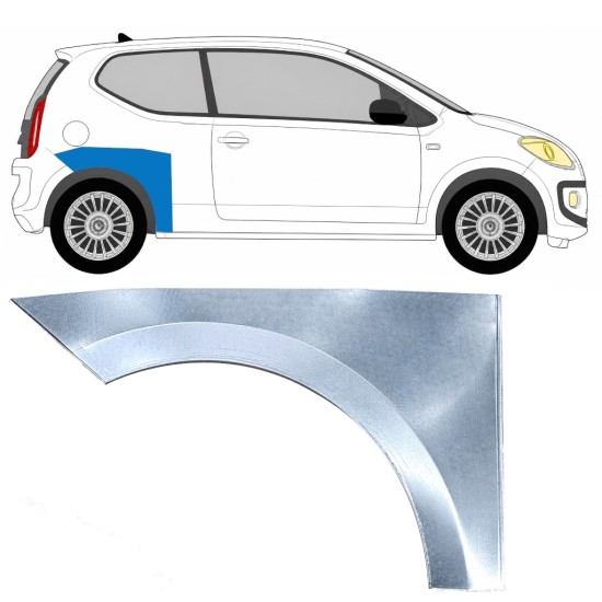 Galinė arka už Volkswagen UP! 2011- / Dešinė 17208