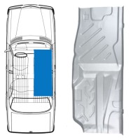 Dugno skarda už Mercedes W123 1975-1985 / Dešinė 16050