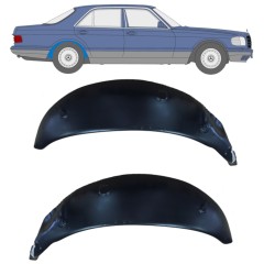 Vidinė galinė arka už Mercedes S-Class W126 1979-1991 / Kairė + Dešinė / Rinkinys 10533